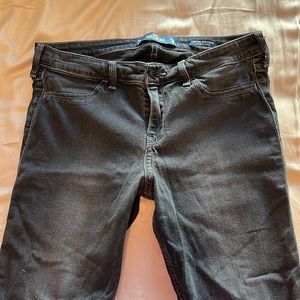 Hollister Low rise black jeans